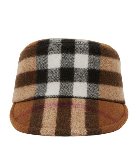 cape burberry schnitt|Burberry Check Label Wool Blend Cap.